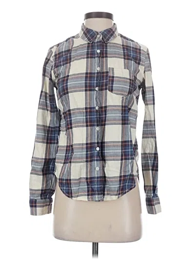 Pre-owned H&m L.o.g.g. Long Sleeve Button Down Shirt In Blue