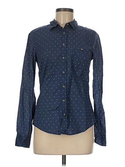Pre-owned H&m L.o.g.g. Long Sleeve Button Down Shirt In Blue