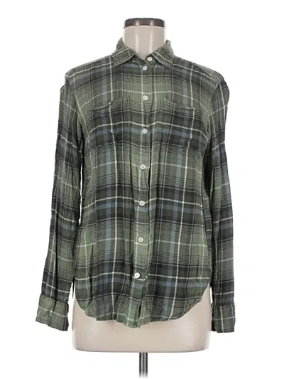 Pre-owned H&m L.o.g.g. Long Sleeve Button Down Shirt In Green