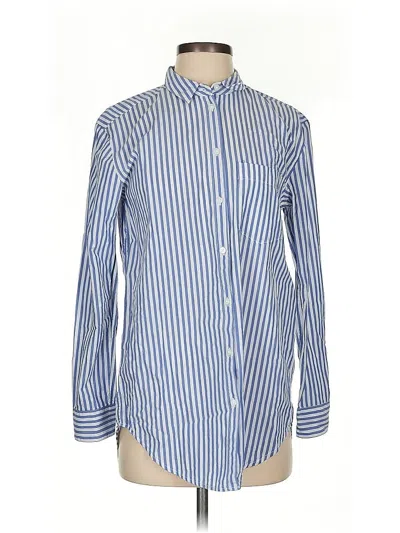 Pre-owned H&m L.o.g.g. Long Sleeve Button Down Shirt In Purple