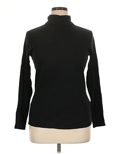 Pre-owned H&m L.o.g.g. Long Sleeve Turtleneck In Black