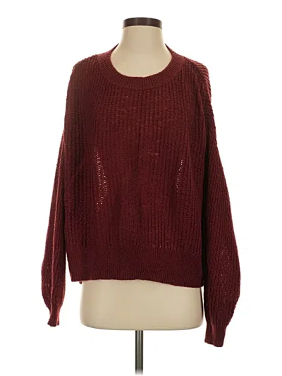 Pre-owned H&m L.o.g.g. Pullover Sweater In Burgundy