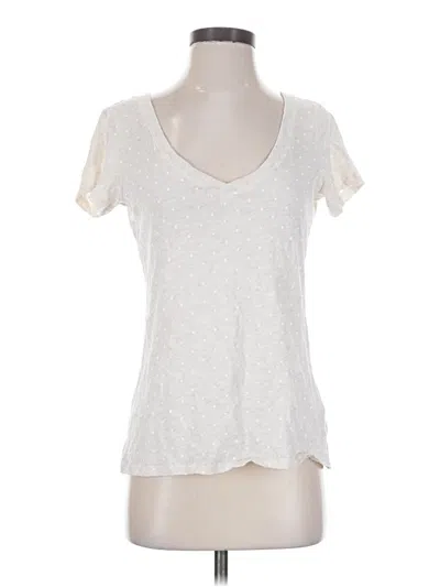 Pre-owned H&m L.o.g.g. Short Sleeve T-shirt In Ivory