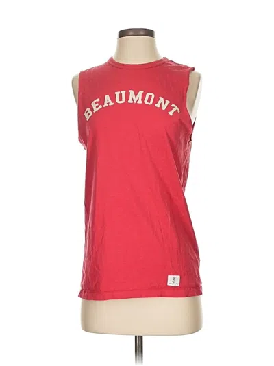 Pre-owned H&m L.o.g.g. Sleeveless T-shirt In Red