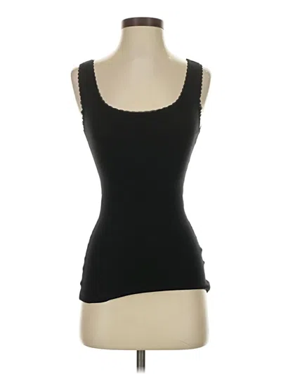 Pre-owned H&m L.o.g.g. Tank Top Black Strapless Neckline Tops