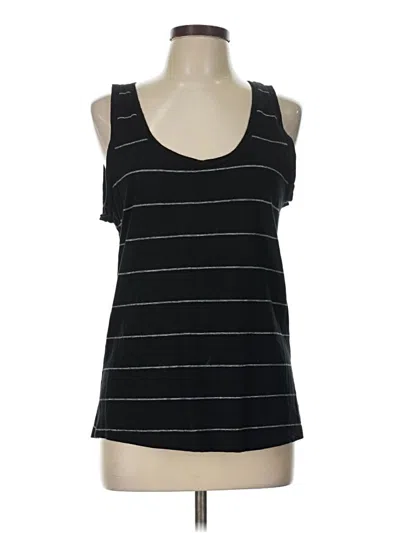 Pre-owned H&m L.o.g.g. Tank Top Black Strapless Neckline Tops