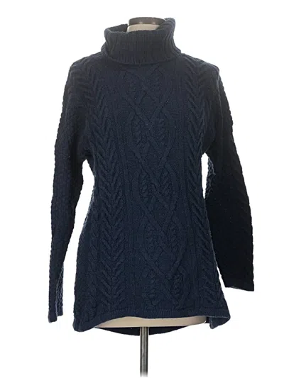 Pre-owned H&m L.o.g.g. Turtleneck Sweater In Blue