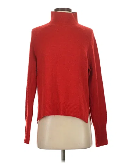 Pre-owned H&m L.o.g.g. Turtleneck Sweater In Red