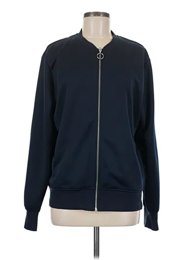 Pre-owned H&m L.o.g.g. Zip Up Hoodie In Blue