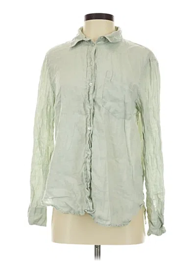 Pre-owned H&m Long Sleeve Blouse In Green
