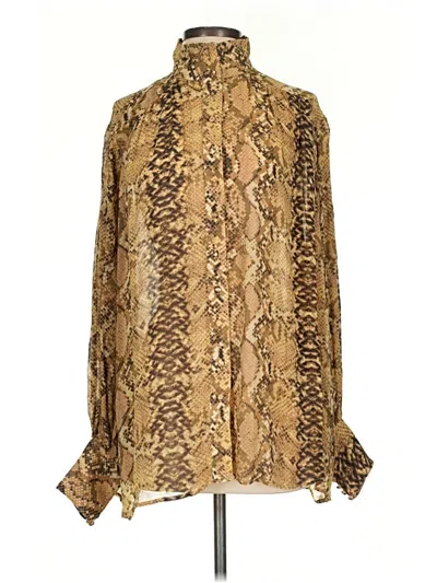 H&m Long Sleeve Blouse In Multi