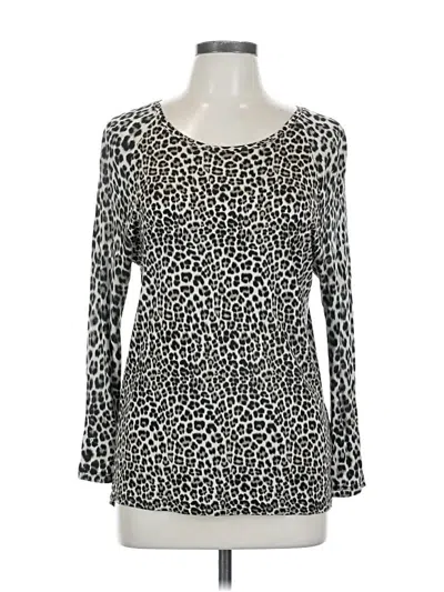 Pre-owned H&m Long Sleeve T-shirt In Black