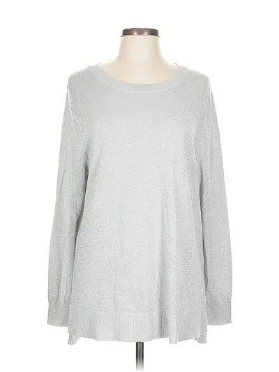 Pre-owned H&m Long Sleeve T-shirt In Silver