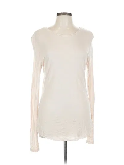 Pre-owned H&m Long Sleeve T-shirt In White