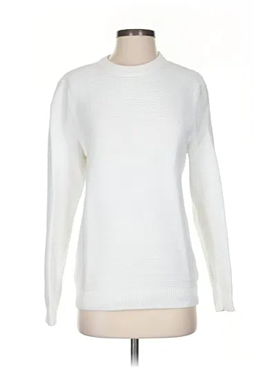 Pre-owned H&m Long Sleeve T-shirt In White