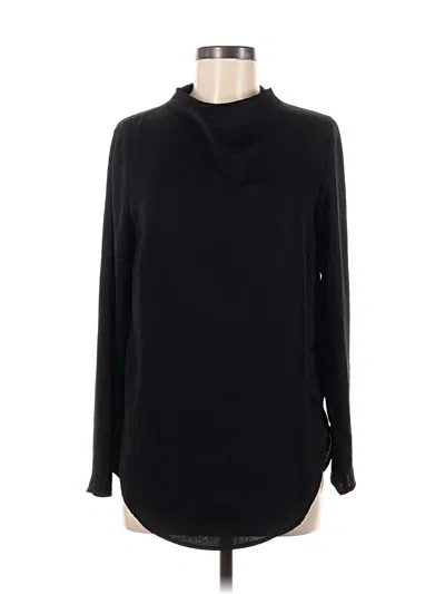 Pre-owned H&m Long Sleeve Top Black Cowl Neck Tops