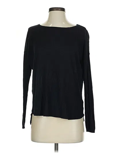 Pre-owned H&m Long Sleeve T-shirt In Black
