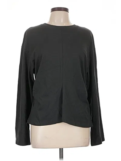 Pre-owned H&m Long Sleeve T-shirt In Black