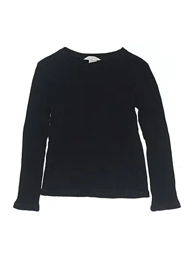 Pre-owned H&m Kids' Long Sleeve T-shirt In Black