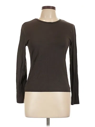 Pre-owned H&m Long Sleeve T-shirt In Brown