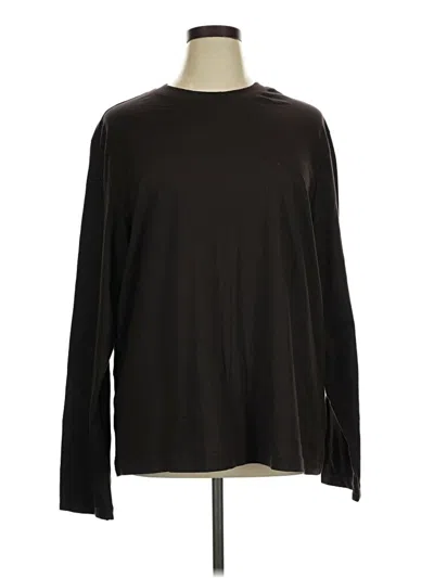 Pre-owned H&m Long Sleeve T-shirt In Brown