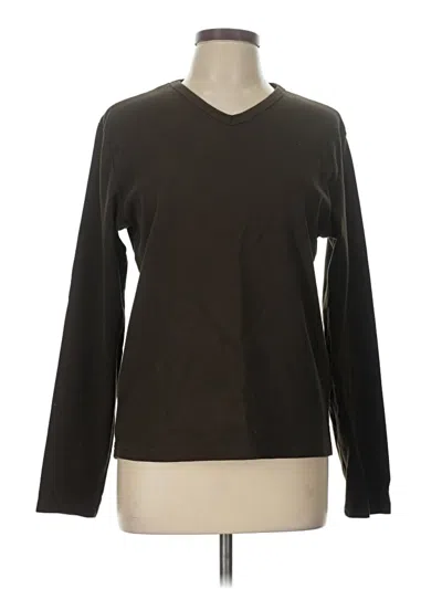 Pre-owned H&m Long Sleeve T-shirt In Brown