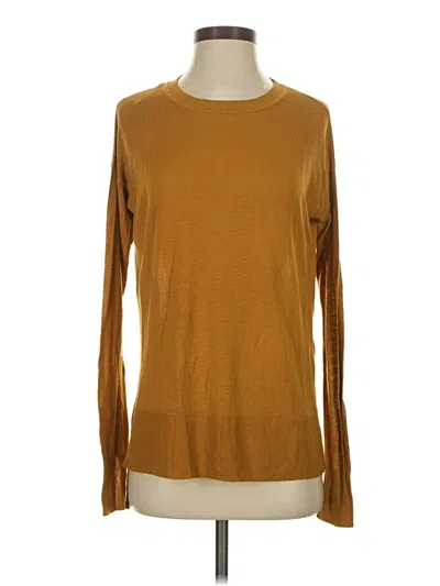 Pre-owned H&m Long Sleeve T-shirt In Gold