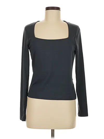 Pre-owned H&m Long Sleeve T-shirt In Gray