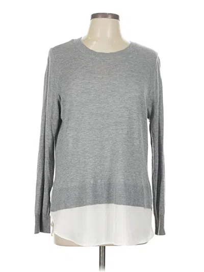 Pre-owned H&m Long Sleeve T-shirt In Gray