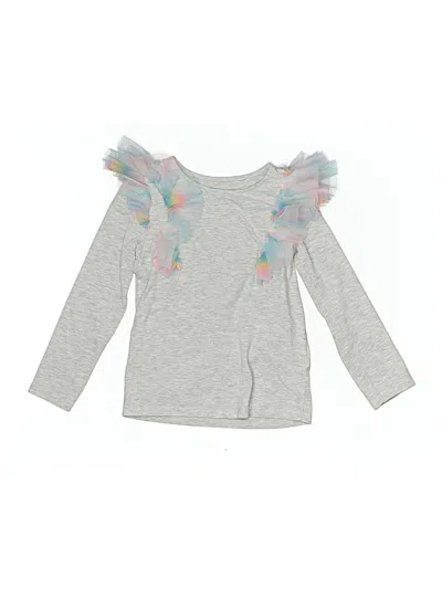 Pre-owned H&m Kids' Long Sleeve T-shirt In Gray