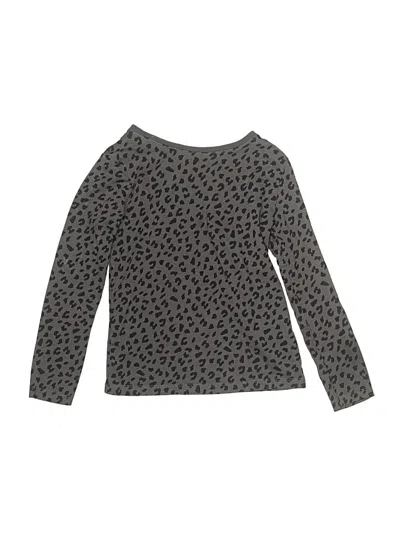 Pre-owned H&m Kids' Long Sleeve T-shirt In Gray