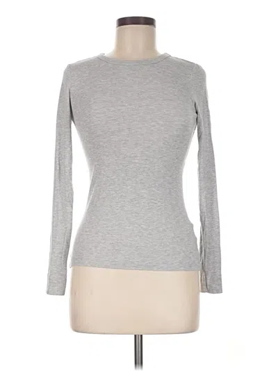 Pre-owned H&m Long Sleeve T-shirt In Gray