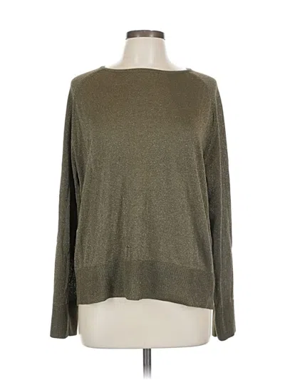 Pre-owned H&m Long Sleeve T-shirt In Green