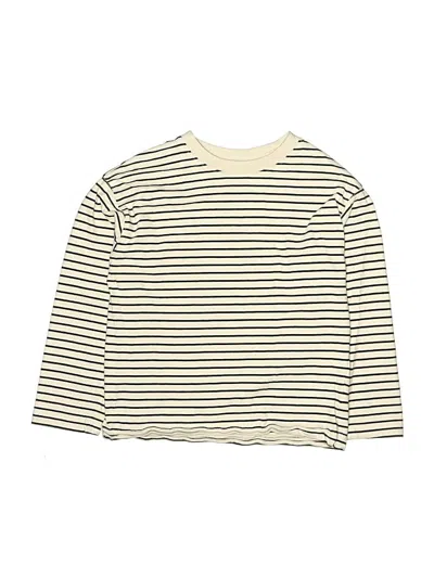 Pre-owned H&m Kids' Long Sleeve T-shirt In Ivory