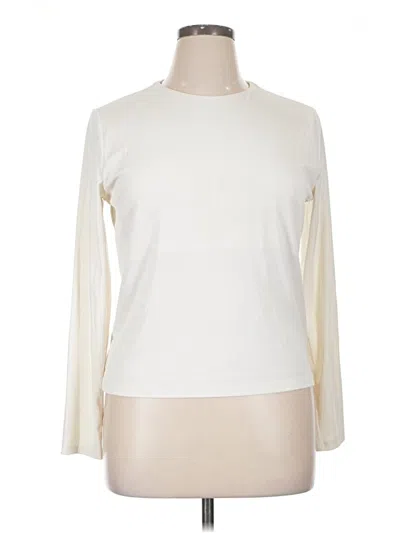 Pre-owned H&m Long Sleeve T-shirt In Ivory