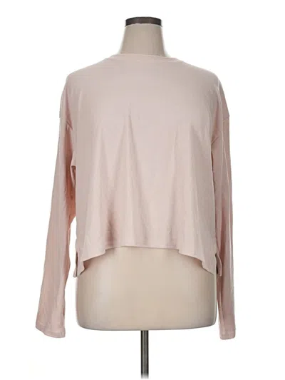 Pre-owned H&m Long Sleeve T-shirt In Pink