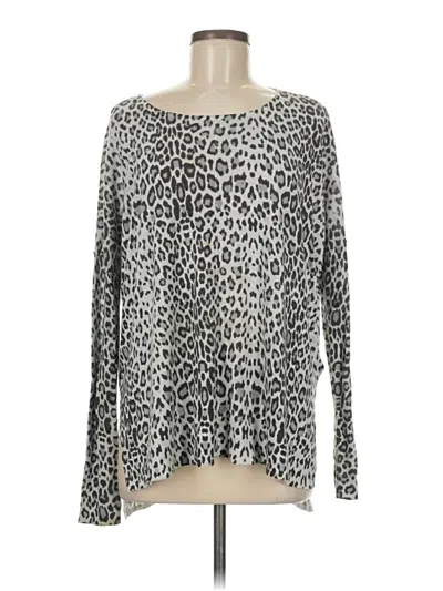 Pre-owned H&m Long Sleeve T-shirt In Silver