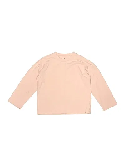 Pre-owned H&m Kids' Long Sleeve T-shirt In Tan