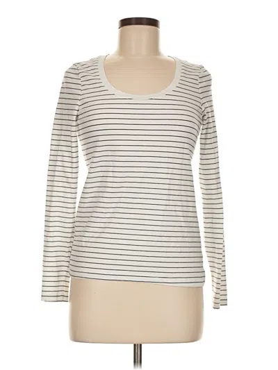 Pre-owned H&m Long Sleeve T-shirt In White