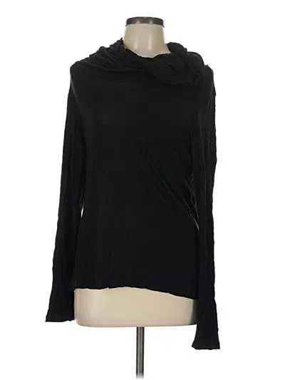 Pre-owned H&m Long Sleeve Turtleneck In Black
