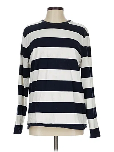 Pre-owned H&m Long Sleeve Turtleneck In Blue