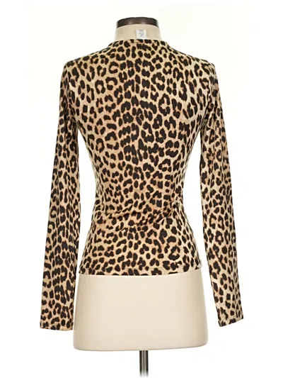 Pre-owned H&m Long Sleeve Turtleneck In Brown