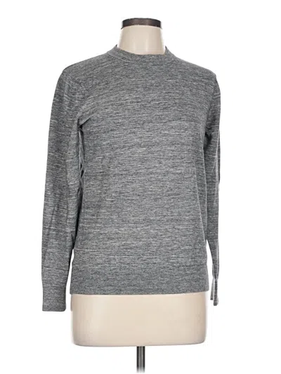 Pre-owned H&m Long Sleeve Turtleneck In Gray