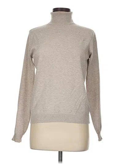 Pre-owned H&m Long Sleeve Turtleneck In Gray