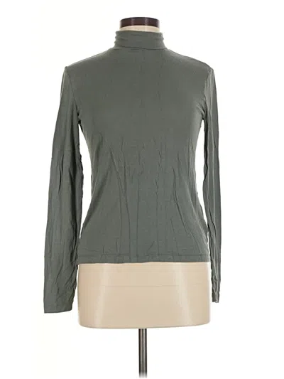 Pre-owned H&m Long Sleeve Turtleneck In Gray