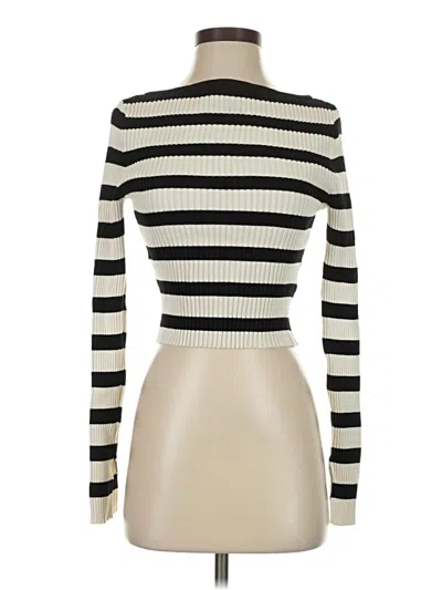 Pre-owned H&m Long Sleeve Turtleneck In White