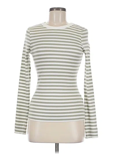 Pre-owned H&m Long Sleeve Turtleneck In White