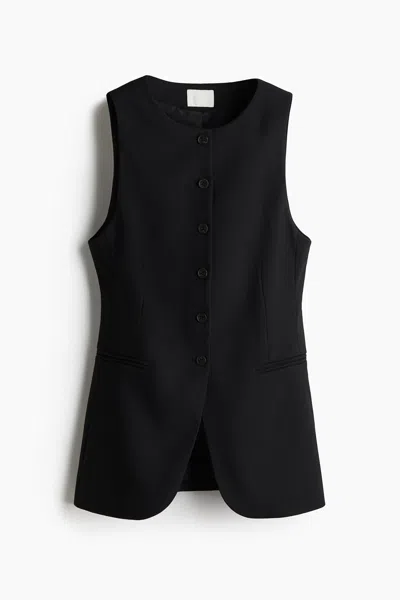 H&m Long Suit Vest In Multi