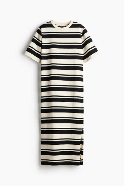 H&m Long T-shirt Dress In Multi