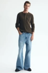 H&m Loose Bootcut Jeans In Multi